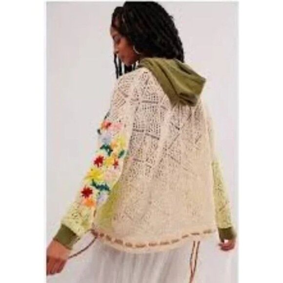 Free People Multicolor Floral Crew Neck Sweater - Picture 3 of 16